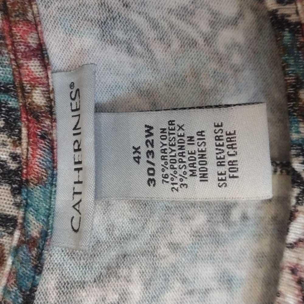 4X Catherines lightweight sweater knit top - Picture 3 of 5